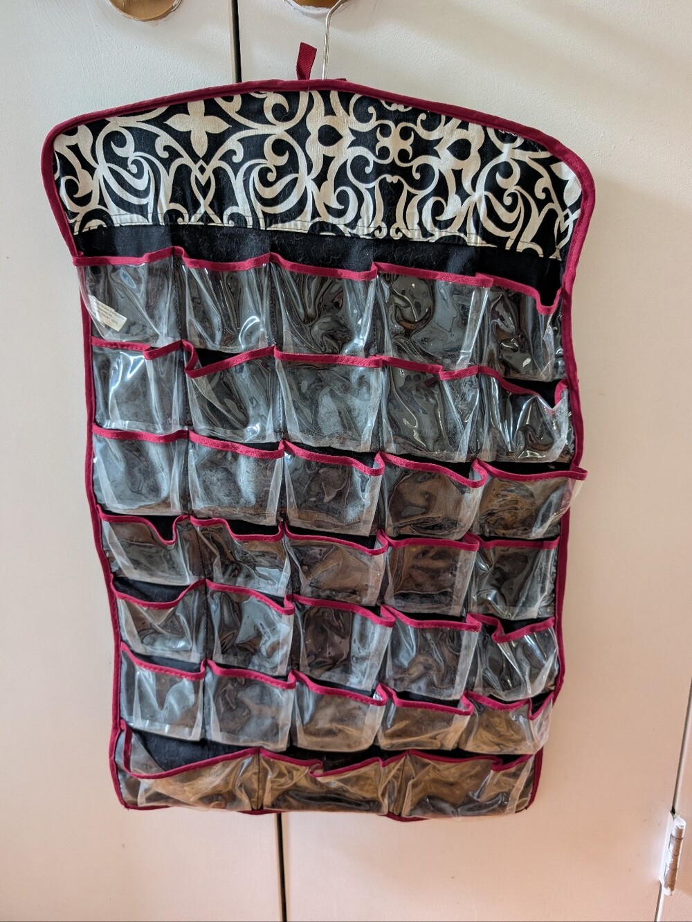 Hanging Organizer with Clear Pockets - Closet Storage